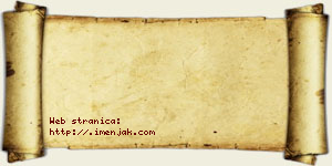 Hana Mijušković vizit kartica